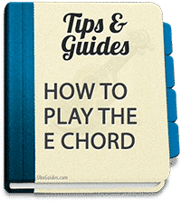 Learning how to play the ukulele E chord is horrible, but you can do it.