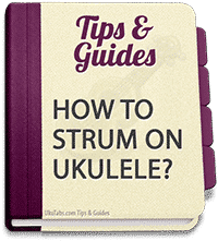 El rasgueo es la parte más importante a la hora de tocar canciones. Esta guía le muestra cómo rasguear su ukelele.