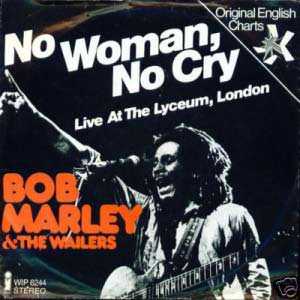 Bob Marley & the Wailers No Woman No Cry Sheet Music in C Major