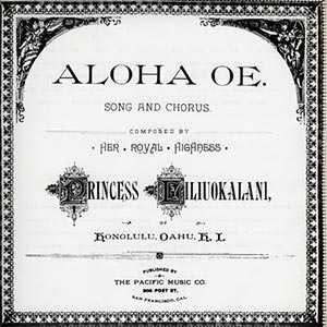 Aloha 'Oe album image