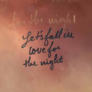 Let's Fall In Love For The Night - Single album image