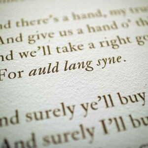 Auld Lang Syne album image
