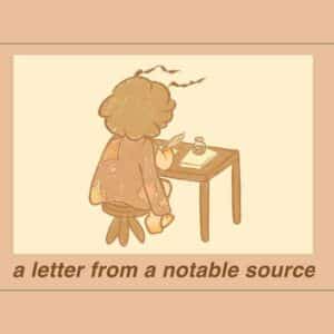 A Letter from a Notable Source album image
