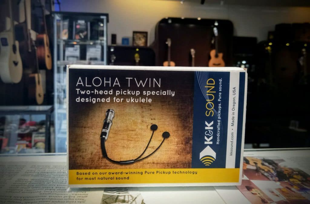 aloha twin pickup dual piezo system voor ukelele by K&amp;K sound